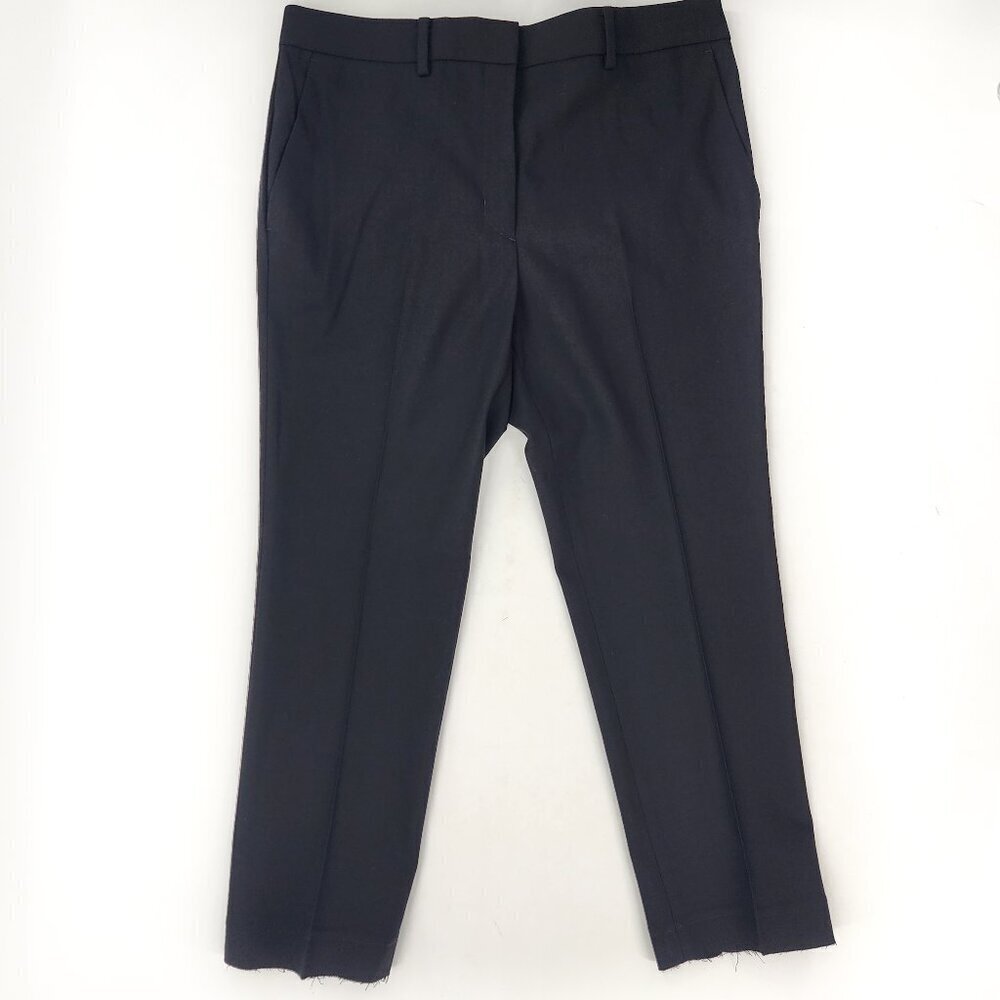 HELMUT LANG Black Dress Pants Eaw Hem Office Business Work